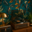 Load image into Gallery viewer, Drapers Gardens Blue Tropical Peel and Stick and Traditional Wallpaper