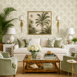 Load image into Gallery viewer, Betton Place Tropical Art Deco Peel and Stick and Traditional Wallpaper