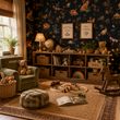 Load image into Gallery viewer, Abbots Park Woodland Animals Peel and Stick and Traditional Wallpaper