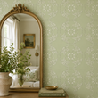 Load image into Gallery viewer, Arlette Green Botanical Victorian Peel and Stick and Traditional Wallpaper