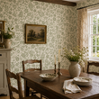 Load image into Gallery viewer, Evie Green Cottage Floral Peel and Stick and Traditional Wallpaper