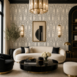 Load image into Gallery viewer, Templar Drive Art Nouveau Peel and Stick and Traditional Wallpaper