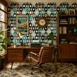 Load image into Gallery viewer, Balfe Street Mid-Century Modern Retro Peel and Stick and Traditional Wallpaper