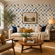 Load image into Gallery viewer, Duval Avenue Mid-Century Modern Peel and Stick and Traditional Wallpaper