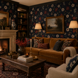 Load image into Gallery viewer, Hailes Avenue Victorian Floral Peel and Stick and Traditional Wallpaper