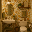 Load image into Gallery viewer, Arlette Vintage Boho Floral Peel and Stick and Traditional Wallpaper