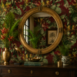 Load image into Gallery viewer, Brittanic Highwalk Dark Tropical Botanical Peel and Stick and Traditional Wallpaper