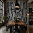Load image into Gallery viewer, Dolben Street City Scape Peel and Stick and Traditional Wallpaper