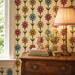 Load image into Gallery viewer, Brinley Way Daisy Floral Peel and Stick and Traditional Wallpaper