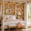Load image into Gallery viewer, Eden Grove Hibiscus Palm Peel and Stick and Traditional Wallpaper