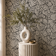 Load image into Gallery viewer, Billiter Court Black and White Peel and Stick and Traditional Wallpaper