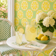 Load image into Gallery viewer, Lemon Squeeze Bold Retro Peel and Stick and Traditional Wallpaper