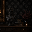 Load image into Gallery viewer, Amblecot Mews Victorian Gothic Damask Peel and Stick and Traditional Wallpaper