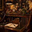 Load image into Gallery viewer, Lensie Way Art Nouveau Peel and Stick and Traditional Wallpaper