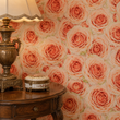Load image into Gallery viewer, Clara Rose Victorian Shabby Chic Pink Roses Peel and Stick and Traditional Wallpaper