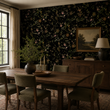 Load image into Gallery viewer, Primrose Hill Dark and Moody Vintage Floral Peel and Stick and Traditional Wallpaper