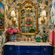 Load image into Gallery viewer, Layla Tropical Botanical Butterfly Peel and Stick and Traditional Wallpaper