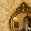 Load image into Gallery viewer, Victoria Gold Damask Victorian Peel and Stick and Traditional Wallpaper
