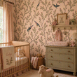 Load image into Gallery viewer, Edie Avenue Pink Bird Chinoiserie Peel and Stick and Traditional Wallpaper