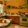 Load image into Gallery viewer, Lochinver Lane Bold Geometric Retro Peel and Stick and Traditional Wallpaper