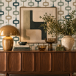 Load image into Gallery viewer, Aiden Street Mid- Century Modern Peel and Stick and Traditional Wallpaper
