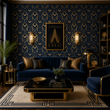 Load image into Gallery viewer, Mybster Place Geometric Art Deco Peel and Stick and Traditional Wallpaper