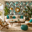 Load image into Gallery viewer, Balfe Street Mid-Century Modern Retro Peel and Stick and Traditional Wallpaper