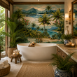 Load image into Gallery viewer, Koa Vintage Tropical Beach Hawaiian Peel and Stick and Traditional Wallpaper
