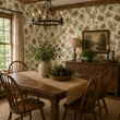 Load image into Gallery viewer, Asher Autumn Fall Woodland Pine Cones Peel and Stick and Traditional Wallpaper