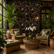 Load image into Gallery viewer, Sherburn Gardens Jungle Animals Peel and Stick and Traditional Wallpaper