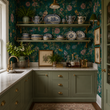 Load image into Gallery viewer, Emerald Drive Chinoiserie Peel and Stick and Traditional Wallpaper