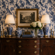 Load image into Gallery viewer, Wedgewood Walk Victorian Peacock Chinoiserie Peel and Stick and Traditional Wallpaper
