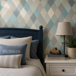 Load image into Gallery viewer, Chelly Modern Diamond Soft Geometric Pattern Peel and Stick and Traditional Wallpaper