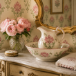 Load image into Gallery viewer, Chelsie Antique Vintage Floral Peel and Stick and Traditional Wallpaper