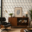 Load image into Gallery viewer, Alton Street Geometric Mid-Century Modern Peel and Stick and Traditional Wallpaper