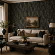 Load image into Gallery viewer, Lavenside Crescent Antique Art Deco Botanical Peel and Stick and Traditional Wallpaper