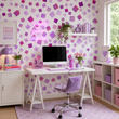 Load image into Gallery viewer, Dori Drive Purple Geometric Peel and Stick and Traditional Wallpaper