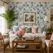 Load image into Gallery viewer, Temple Gardens Chinoiserie Peel and Stick and Traditional Wallpaper