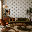 Load image into Gallery viewer, Petra Place Retro Vintage Geometric Floral Peel and Stick and Traditional Wallpaper