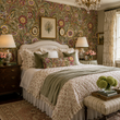 Load image into Gallery viewer, Dimson Crescent Victorian Floral Peel and Stick and Traditional Wallpaper