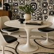 Load image into Gallery viewer, Vernon Place Black and White Bold Geometric Peel and Stick and Traditional Wallpaper