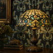 Load image into Gallery viewer, Elanore Victorian Botanical Damask Bird Peel and Stick and Traditional Wallpaper