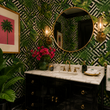 Load image into Gallery viewer, South Beach Geometric Tropical Peel and Stick and Traditional Wallpaper