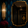 Load image into Gallery viewer, Whittington Avenue Peacock Art Deco Peel and Stick and Traditional Wallpaper