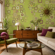 Load image into Gallery viewer, Julius Mid-Century Modern Retro Geometric Peel and Stick and Traditional Wallpaper