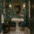 Load image into Gallery viewer, Emerald Drive Chinoiserie Peel and Stick and Traditional Wallpaper