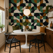Load image into Gallery viewer, Plough Place Mid-Century Modern Peel and Stick and Traditional Wallpaper