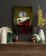 Load image into Gallery viewer, Altered Art Royal Disco Ball Gentleman Wall Art Print