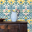 Load image into Gallery viewer, Elisa Jane Vintage Kitsch Floral Wallpaper