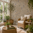 Load image into Gallery viewer, Evalyn Vintage Botanical Cottage Peel and Stick and Traditional Wallpaper